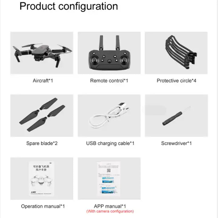 ORBITAL-E88B PRO Professional Selfie Drone